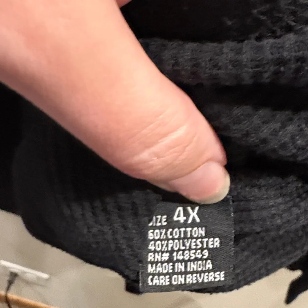 Lions Crest 4XL Men Black Long Sleeve Tee - Picture 7 of 7